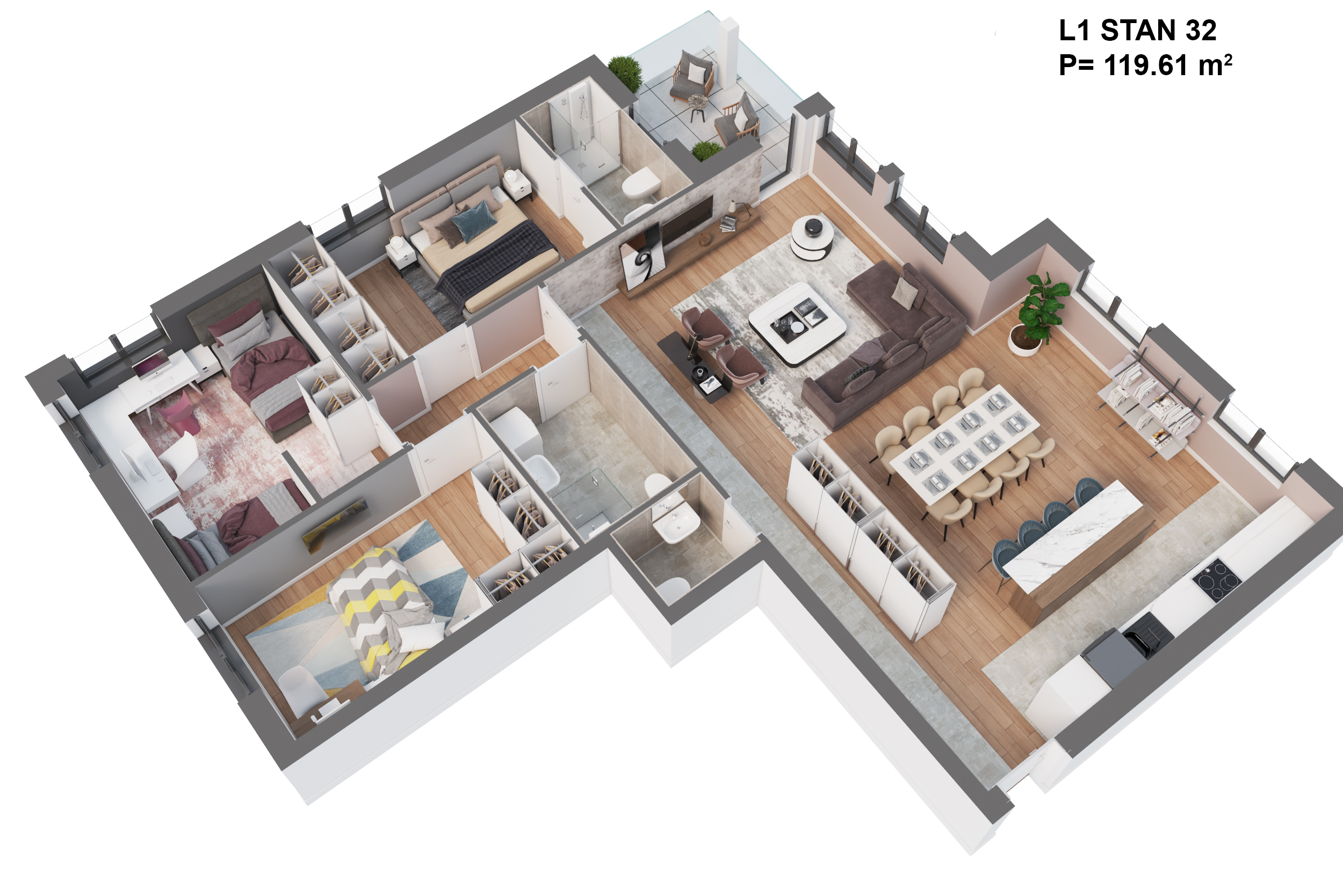 L01 S32, Led Residence