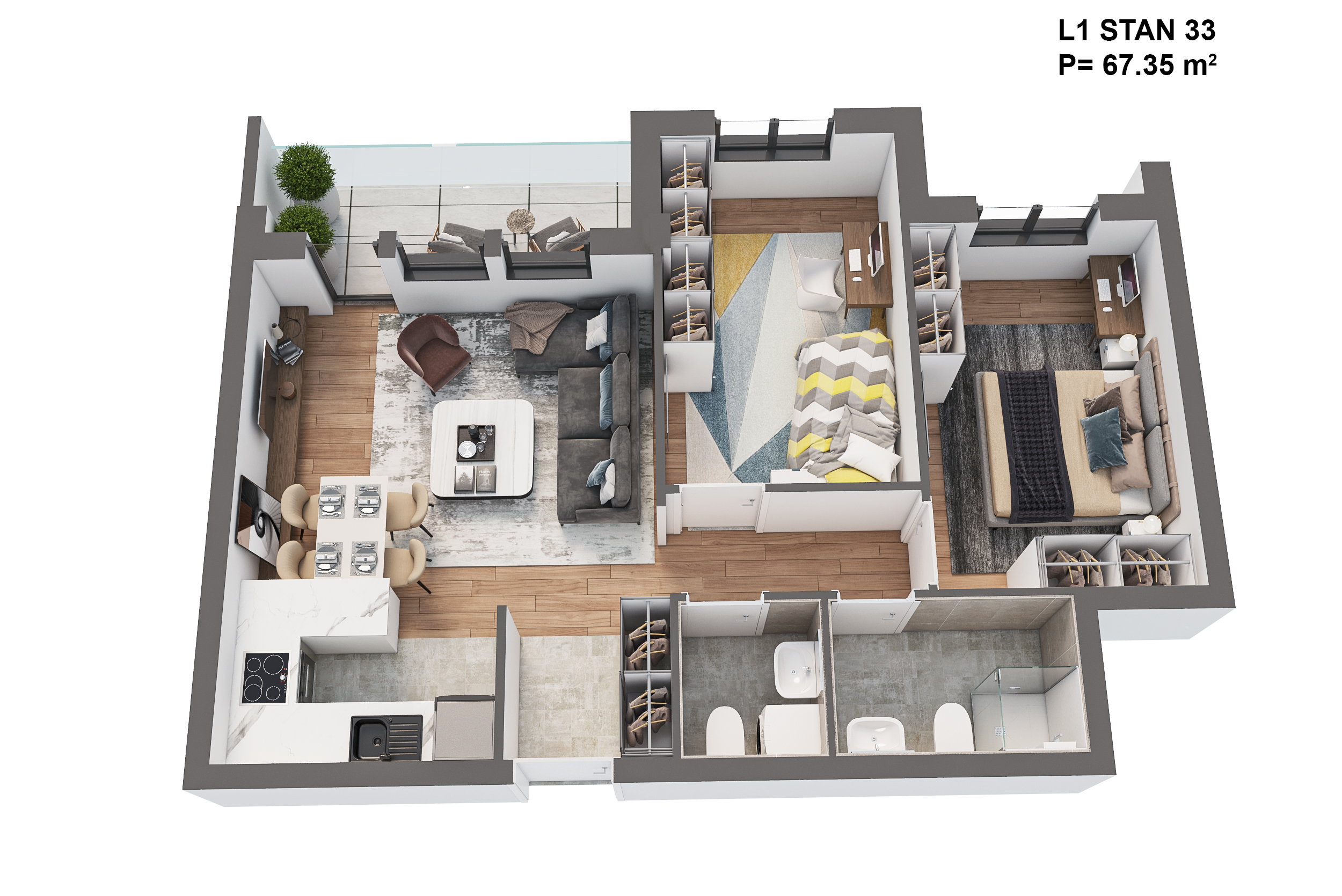 L01 S33, Led Residence